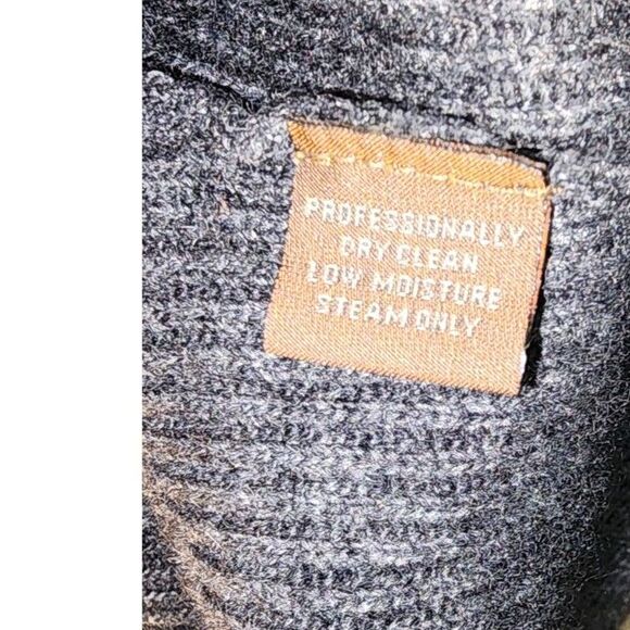 Tasso Elba Spa Men's Grey Long Sleeve Wool Blend Sweater Size L - Picture 6 of 7